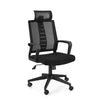 Poltrona Roman da gaming ed ufficio ergonomica in poliestere con braccioli e ruote