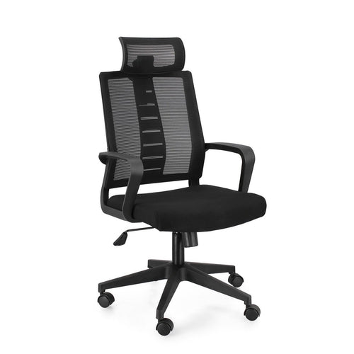 Poltrona Roman da gaming ed ufficio ergonomica in poliestere con braccioli e ruote