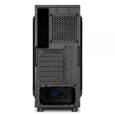 SHARKOON CASE VS4-S, ATX, 6 SLOTS EXPANSION, 2 USB2.0 FRONT, DRIVE BAY DA 2,5"/3,5"/5,25", 1X120MM FAN INSTALLED, NO PSU, NERO