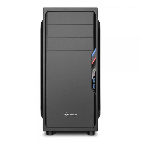 Case Sharkoon VS4-V - Atx, Micro/Mini Atx - Alimentatore NON presente - 2 porte USB 3.0 frontali, audio in/out - Nero