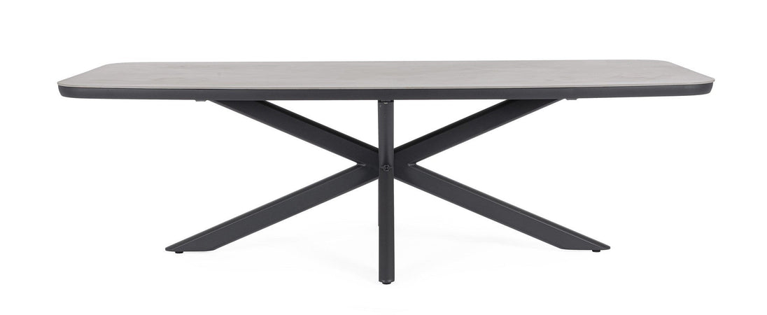 Tavolo "Isacco" struttura in alluminio verniciato a polvere 240 x h 75 cm