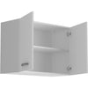 Oslo High Cabinet 2 Porte - Bianco - L 80 X D 36 X H 58 cm