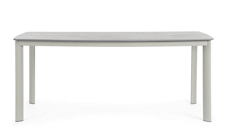 Tavolo "Alcora" struttura in alluminio verniciato a polvere 180 x h 75 cm per arredo casa