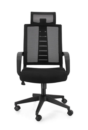 Poltrona "Roman" da gaming ed ufficio ergonomica in poliestere con braccioli e ruote