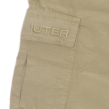IUTER Pantalone Corto Uomo Cargo Short Beige da uomo