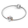 PANDORA - Disney, charm Lucchetto d'Amore Mickey Mouse & Minnie