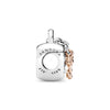PANDORA - Disney, charm Lucchetto d'Amore Mickey Mouse & Minnie