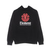 ELEMENT Felpa Leggera Cappuccio Uomo Vertical Hood Flint Black da uomo