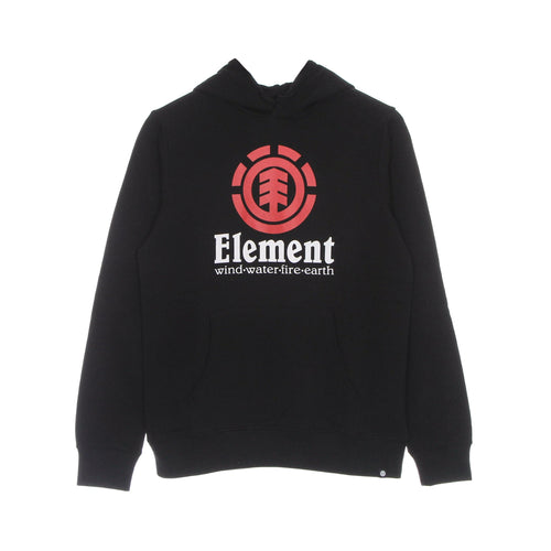 ELEMENT Felpa Leggera Cappuccio Uomo Vertical Hood Flint Black da uomo