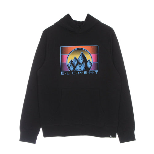 ELEMENT Felpa Leggera Cappuccio Uomo Palazzo Hood Flint Black da uomo