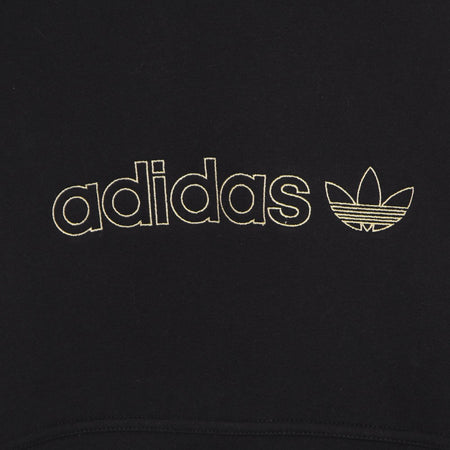 Adidas Felpa Cappuccio Uomo Shadow Stripe Hoodie Black da uomo