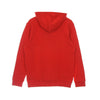 Adidas Felpa Leggera Cappuccio Uomo Trefoil Hoody Vivid Red/white da uomo