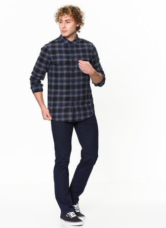 Lee Camicia Rider Uomo a maniche lunghe Blu L856ZDKD