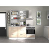 Oslo Upper Cabinet 1 Door - Decor Chene Jackson - L 60 X D 36 X H 58 cm