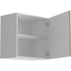 Oslo Upper Cabinet 1 Door - Decor Chene Jackson - L 60 X D 36 X H 58 cm