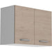 Oslo High Cabinet 2 Porte - Decor Chene Jackson - L 80 X D 36 X H 58 cm