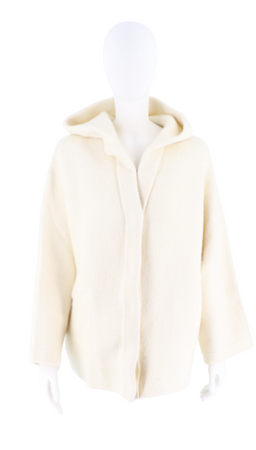 Stefanel Giacca donna con cappuccio Bianco Naturale