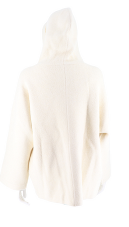 Stefanel Giacca donna con cappuccio Bianco Naturale