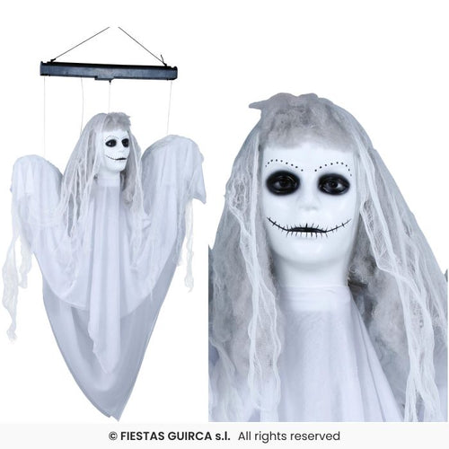 Fantasma Appeso 120cm con Luce, Suono e Movimento