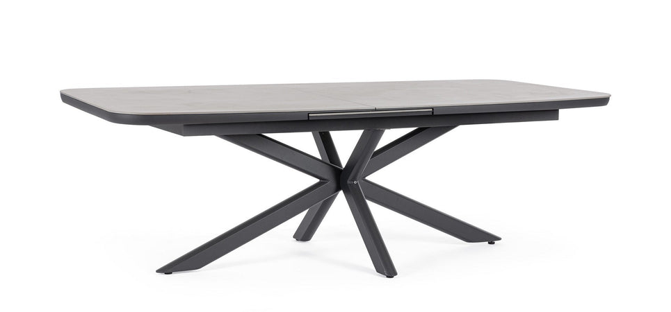 Tavolo "Pascal" allungabile struttura in alluminio verniciato a polvere 200-260 x h 76 cm