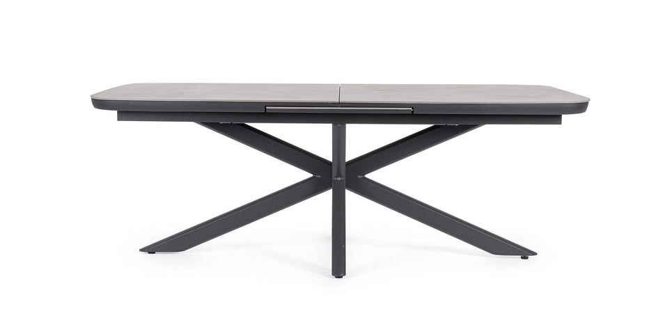 Tavolo "Pascal" allungabile struttura in alluminio verniciato a polvere 200-260 x h 76 cm