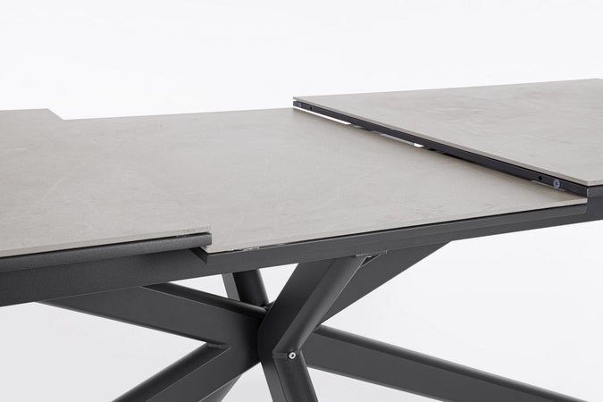 Tavolo "Pascal" allungabile struttura in alluminio verniciato a polvere 200-260 x h 76 cm