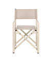 Sedia da regista Taylor , struttura in alluminio, seduta in textilene, ideale per giardino