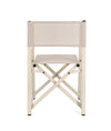 Sedia da regista Taylor , struttura in alluminio, seduta in textilene, ideale per giardino