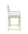 Sedia da regista Taylor , struttura in alluminio, seduta in textilene, ideale per giardino