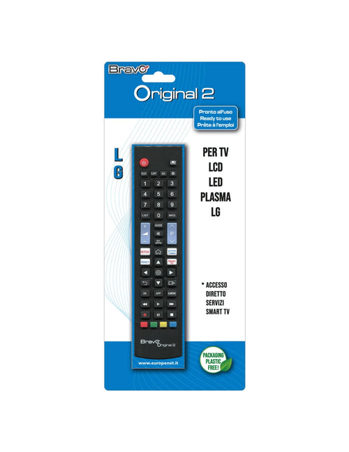 Bravo Original 2 Telecomando Compatibile TV LG - Nero
