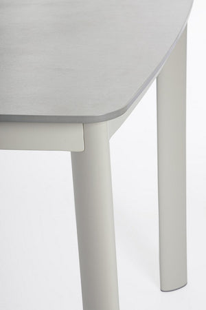 Tavolo "Alcora" struttura in alluminio verniciato a polvere 180 x h 75 cm per arredo casa