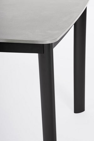 Tavolo "Alcora" struttura in alluminio verniciato a polvere 180 x h 75 cm per arredo casa