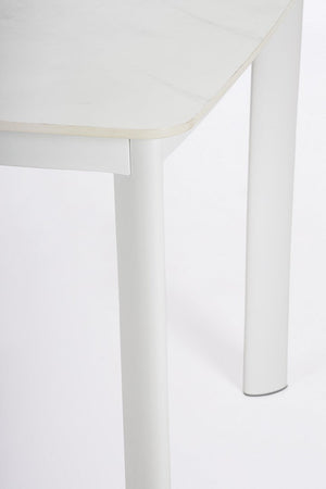 Tavolo "Alcora" struttura in alluminio verniciato a polvere 180 x h 75 cm per arredo casa