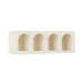 Mensola Creamy struttura in legno MDF effetto materico per interno