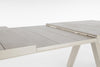 Tavolo allungabile Krion con struttura in alluminio, piano in ceramica, da 205 - 265 x 103 cm