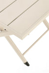 Tavolino Taylor quadrato monocolor, con struttura in alluminio, da 44 x 43 cm