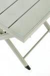 Tavolino Taylor quadrato monocolor, con struttura in alluminio, da 44 x 43 cm