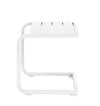 Tavolino Taylor struttura in alluminio per arredo casa da 40 x 40 cm