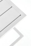 Tavolino Taylor struttura in alluminio per arredo casa da 40 x 40 cm