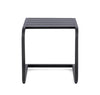 Tavolino Taylor struttura in alluminio per arredo casa da 40 x 40 cm