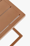 Tavolino Taylor struttura in alluminio per arredo casa da 40 x 40 cm