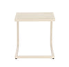 Tavolino Taylor struttura in alluminio per arredo casa da 40 x 40 cm