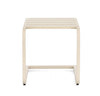 Tavolino Taylor struttura in alluminio per arredo casa da 40 x 40 cm