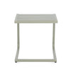 Tavolino Taylor struttura in alluminio per arredo casa da 40 x 40 cm