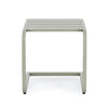 Tavolino Taylor struttura in alluminio per arredo casa da 40 x 40 cm