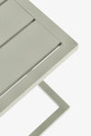 Tavolino Taylor struttura in alluminio per arredo casa da 40 x 40 cm