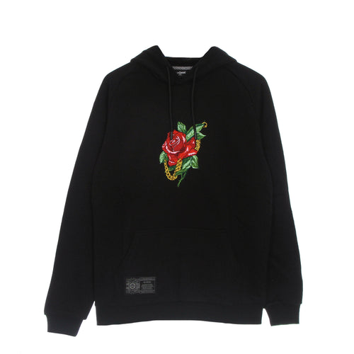 DOLLY NOIRE Felpa Leggera Cappuccio Uomo Rosa Hoodie Black da uomo