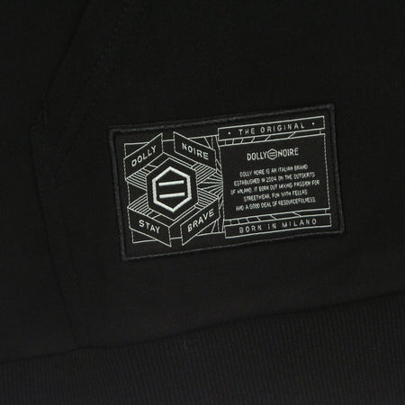 DOLLY NOIRE Felpa Leggera Cappuccio Uomo Rosa Hoodie Black da uomo