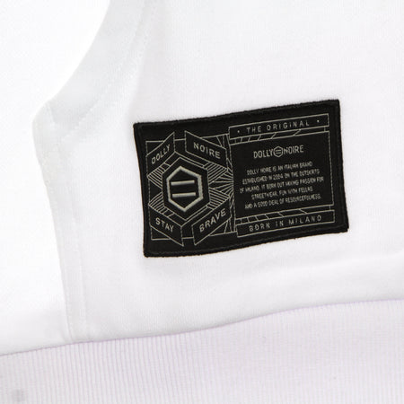 DOLLY NOIRE Felpa Leggera Cappuccio Uomo Rosa Hoodie White da uomo