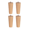 Set 4 gambe in legno per cubi composite struttura in legno MDF